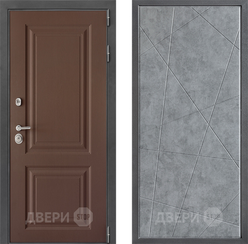 Дверь Дверной континент ДК-3/729 ФЛ-655 Бетон серый в Старой Купавне