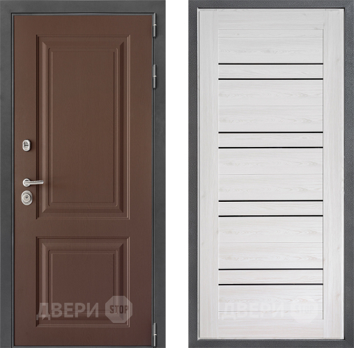 Входная металлическая Дверь Дверной континент ДК-3/729 ФЛ-49 Сосна белая в Старой Купавне