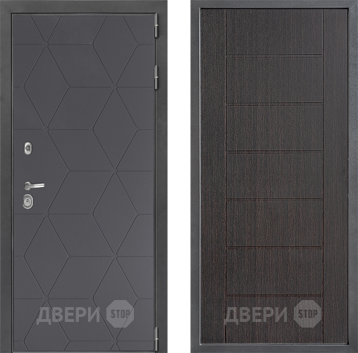 Входная металлическая Дверь Дверной континент ДК-3/744 ФЛ-Лайн Венге в Старой Купавне