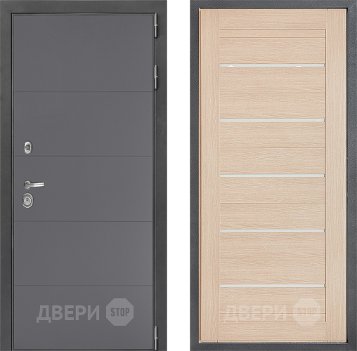 Входная металлическая Дверь Дверной континент ДК-3/649 ФЛ-46 Капучино в Старой Купавне