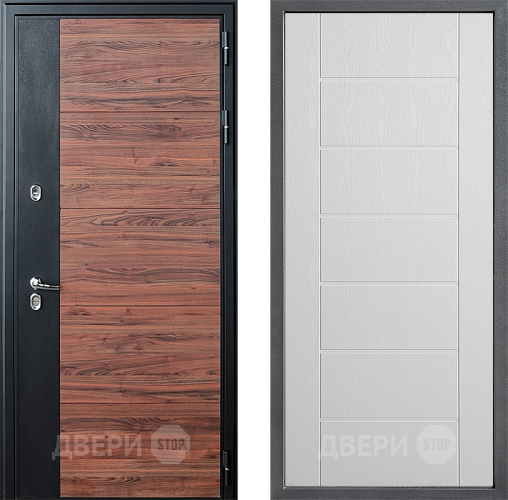 Дверь Дверной континент ДК-15 Красное Дерево ТЕРМО ФЛ-Лайн Белое дерево в Старой Купавне