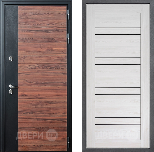 Входная металлическая Дверь Дверной континент ДК-15 Красное Дерево ТЕРМО ФЛ-49 Сосна белая в Старой Купавне