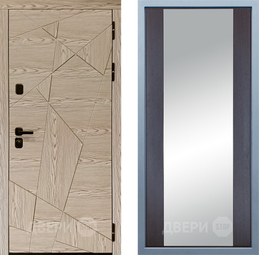 Входная металлическая Дверь Дива МД-97/1 Д-15 Зеркало Венге в Старой Купавне
