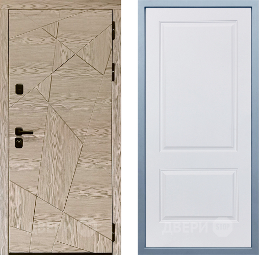 Входная металлическая Дверь Дива МД-97/1 Д-7 Белый в Старой Купавне