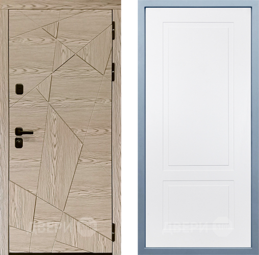 Входная металлическая Дверь Дива МД-97/1 Н-7 Белый в Старой Купавне