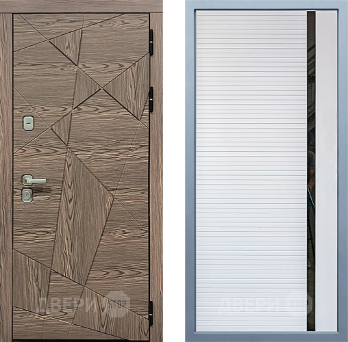 Входная металлическая Дверь Дива МД-97/2 МХ-45 Белый матовый в Старой Купавне