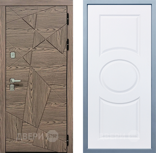 Входная металлическая Дверь Дива МД-97/2 Д-8 Белый в Старой Купавне