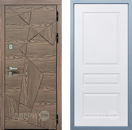 Входная металлическая Дверь Дива МД-97/2 Д-13 Белый в Старой Купавне