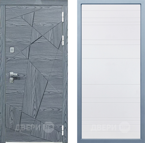 Входная металлическая Дверь Дива МД-97/3 Д-5 Белый в Старой Купавне