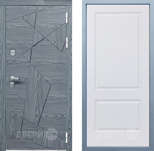 Входная металлическая Дверь Дива МД-97/3 Д-7 Белый в Старой Купавне