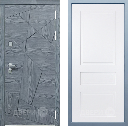 Входная металлическая Дверь Дива МД-97/3 Н-13 Белый в Старой Купавне