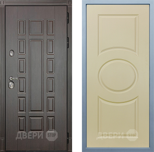Входная металлическая Дверь Дива МД-38 Д-8 Шампань в Старой Купавне