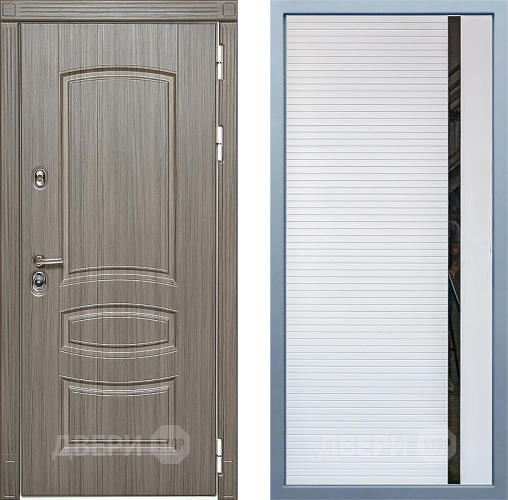 Входная металлическая Дверь Дива МД-42 МХ-45 Белый матовый в Старой Купавне