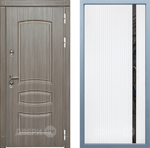 Входная металлическая Дверь Дива МД-42 МХ-46 Белый матовый в Старой Купавне