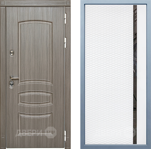 Входная металлическая Дверь Дива МД-42 МХ-47 Белый матовый в Старой Купавне