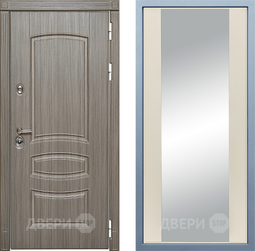 Входная металлическая Дверь Дива МД-42 Д-15 Зеркало Шампань в Старой Купавне