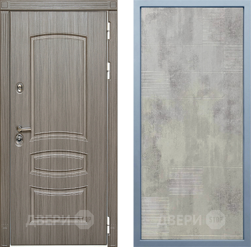Входная металлическая Дверь Дива МД-42 Д-4 Бетон темный в Старой Купавне