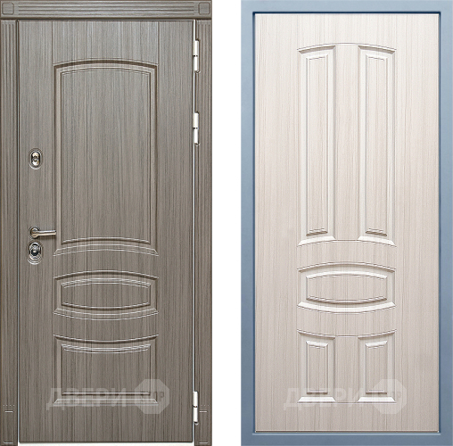 Входная металлическая Дверь Дива МД-42 М-3 Сандал белый в Старой Купавне