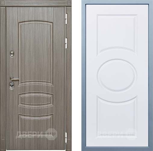 Входная металлическая Дверь Дива МД-42 М-30 Белый в Старой Купавне