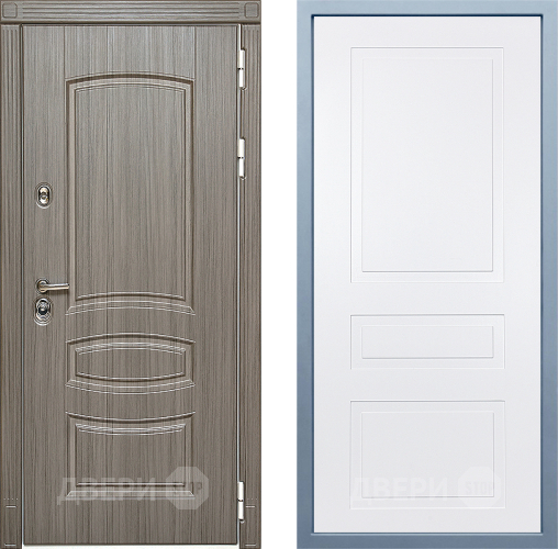 Входная металлическая Дверь Дива МД-42 Н-13 Белый в Старой Купавне