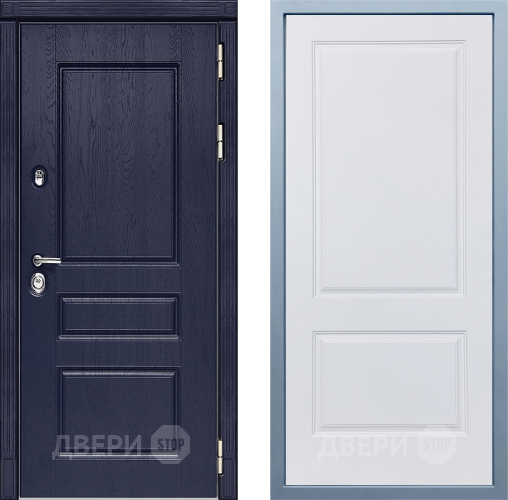 Входная металлическая Дверь Дива МД-45 Д-7 Белый в Старой Купавне