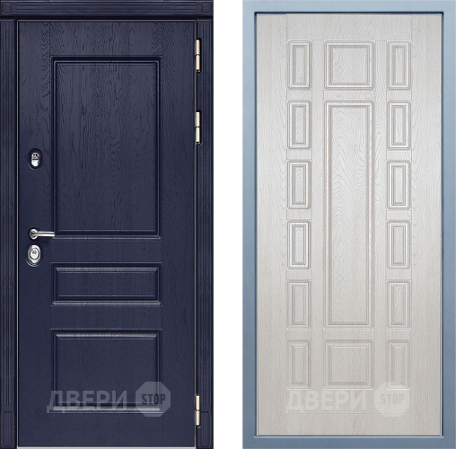 Входная металлическая Дверь Дива МД-45 М-2 Дуб филадельфия крем в Старой Купавне