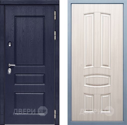 Входная металлическая Дверь Дива МД-45 М-3 Сандал белый в Старой Купавне