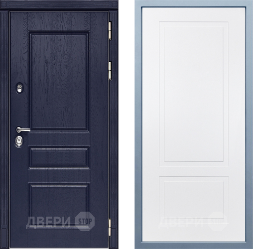 Входная металлическая Дверь Дива МД-45 Н-7 Белый в Старой Купавне