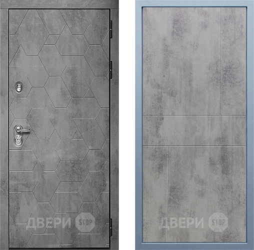 Входная металлическая Дверь Дива МД-51 М-1 Бетон темный в Старой Купавне