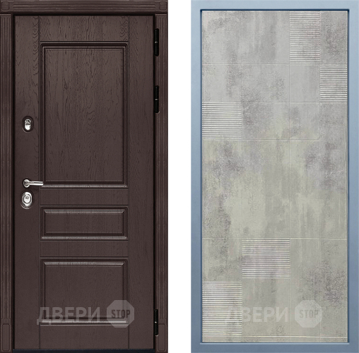 Входная металлическая Дверь Дива МД-90 Д-4 Бетон темный в Старой Купавне