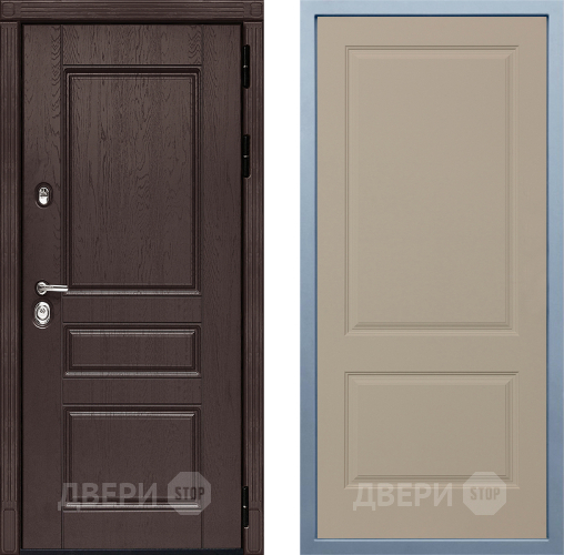 Входная металлическая Дверь Дива МД-90 Д-7 Шампань в Старой Купавне