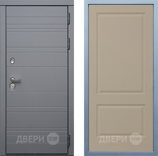 Входная металлическая Дверь Дива МД-39 Д-7 Шампань в Старой Купавне