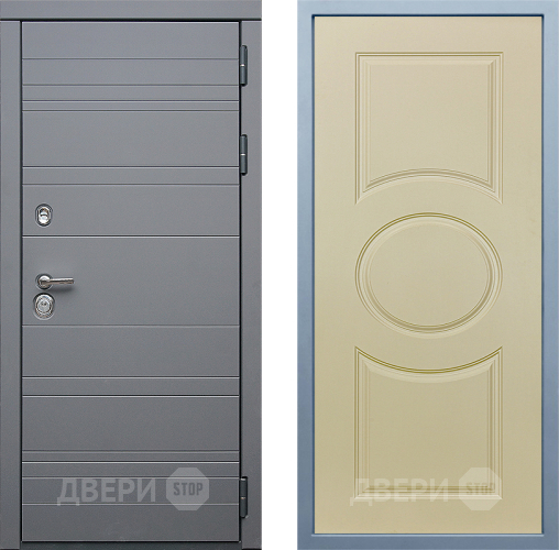 Входная металлическая Дверь Дива МД-39 Д-8 Шампань в Старой Купавне