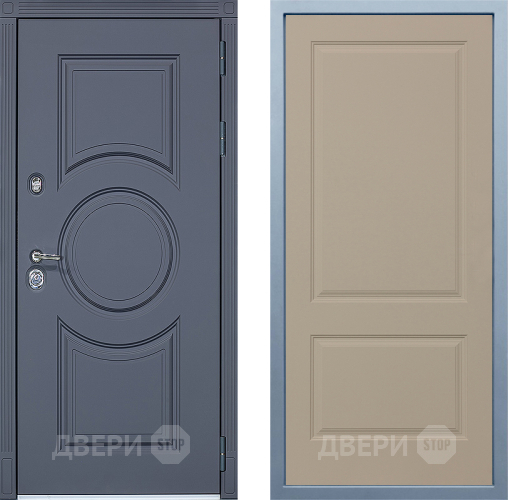 Входная металлическая Дверь Дива МХ-30 STR Д-7 Шампань в Старой Купавне