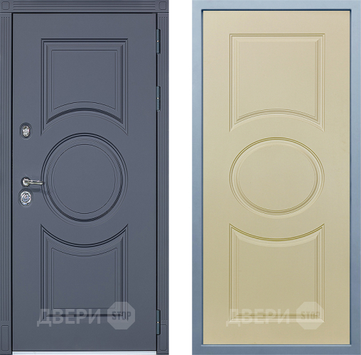 Входная металлическая Дверь Дива МХ-30 STR Д-8 Шампань в Старой Купавне