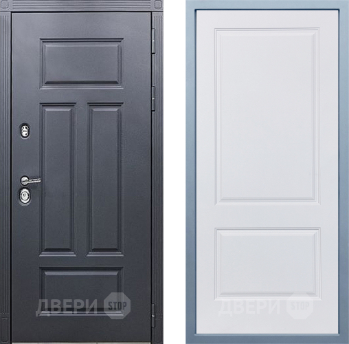 Входная металлическая Дверь Дива МХ-29 STR Д-7 Белый в Старой Купавне