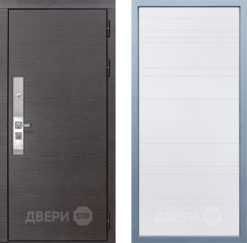 Входная металлическая Дверь Дива МХ-39 STR Д-5 Белый в Старой Купавне