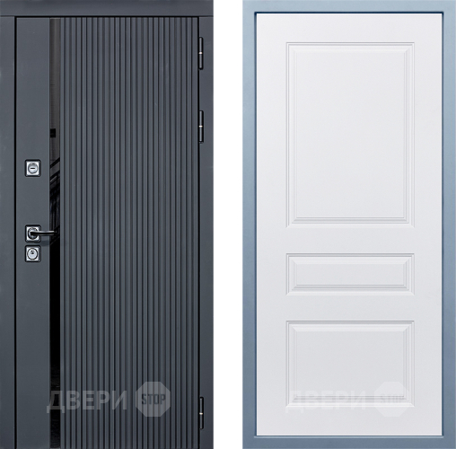 Входная металлическая Дверь Дива МХ-46 STR Д-13 Белый в Старой Купавне
