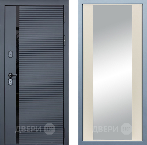 Входная металлическая Дверь Дива МХ-45 STR Д-15 Зеркало Шампань в Старой Купавне