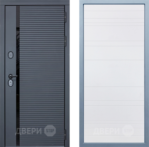 Входная металлическая Дверь Дива МХ-45 STR Д-5 Белый в Старой Купавне