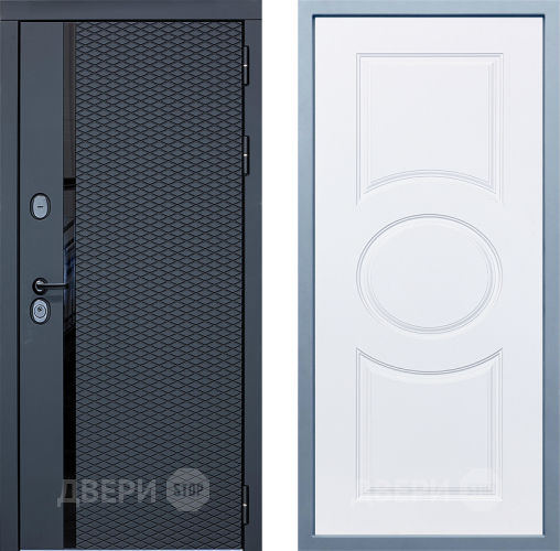 Входная металлическая Дверь Дива МХ-47 STR Д-8 Белый в Старой Купавне