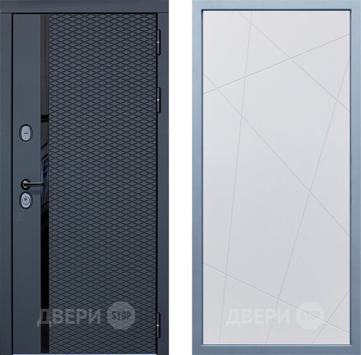 Входная металлическая Дверь Дива МХ-47 STR Д-11 Белый в Старой Купавне