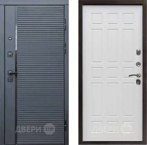 Входная металлическая Дверь Престиж Черная Линия Спарта Лиственница белая в Старой Купавне