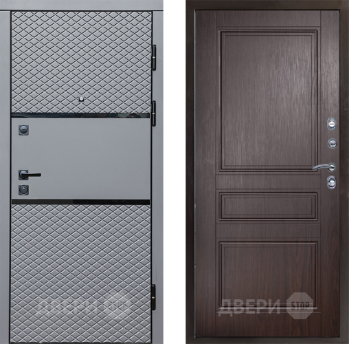 Входная металлическая Дверь Престиж Ромб Классика Венге в Старой Купавне