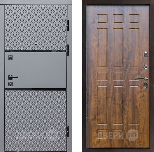 Входная металлическая Дверь Престиж Ромб Спарта Дуб в Старой Купавне