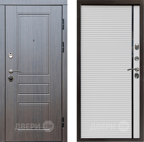 Входная металлическая Дверь Престиж Классика Венге Porte Белый в Старой Купавне