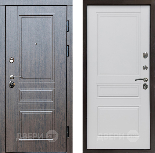 Входная металлическая Дверь Престиж Классика Венге Классика Белый матовый в Старой Купавне