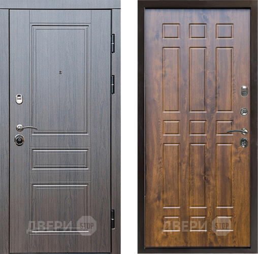 Входная металлическая Дверь Престиж Классика Венге Спарта Дуб в Старой Купавне