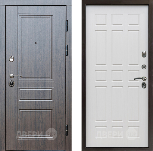 Входная металлическая Дверь Престиж Классика Венге Спарта Лиственница белая в Старой Купавне