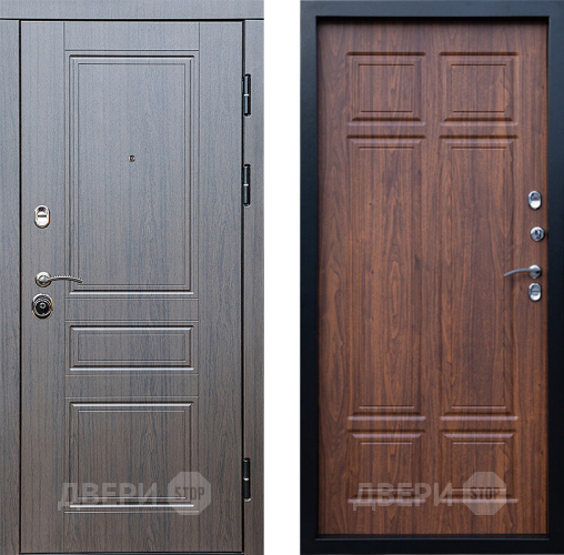 Входная металлическая Дверь Престиж Классика Венге Премиум Орех темный в Старой Купавне